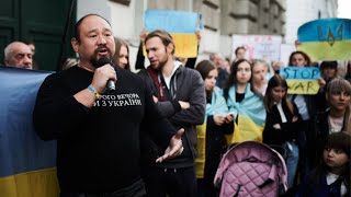 WE PROTESTED THE RUSSIAN EMBASSY 🇺🇦🇷🇺