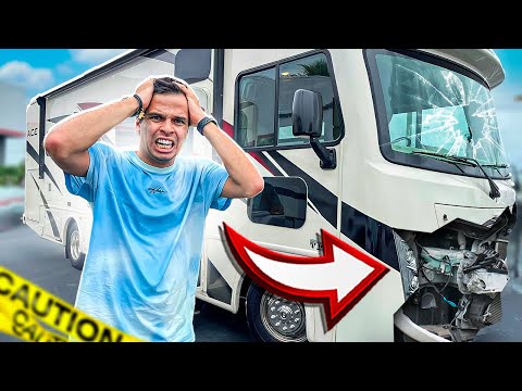 I CRASHED MY MOTORHOME IN ANOTHER COUNTRY! - IT WENT VERY BADLY!