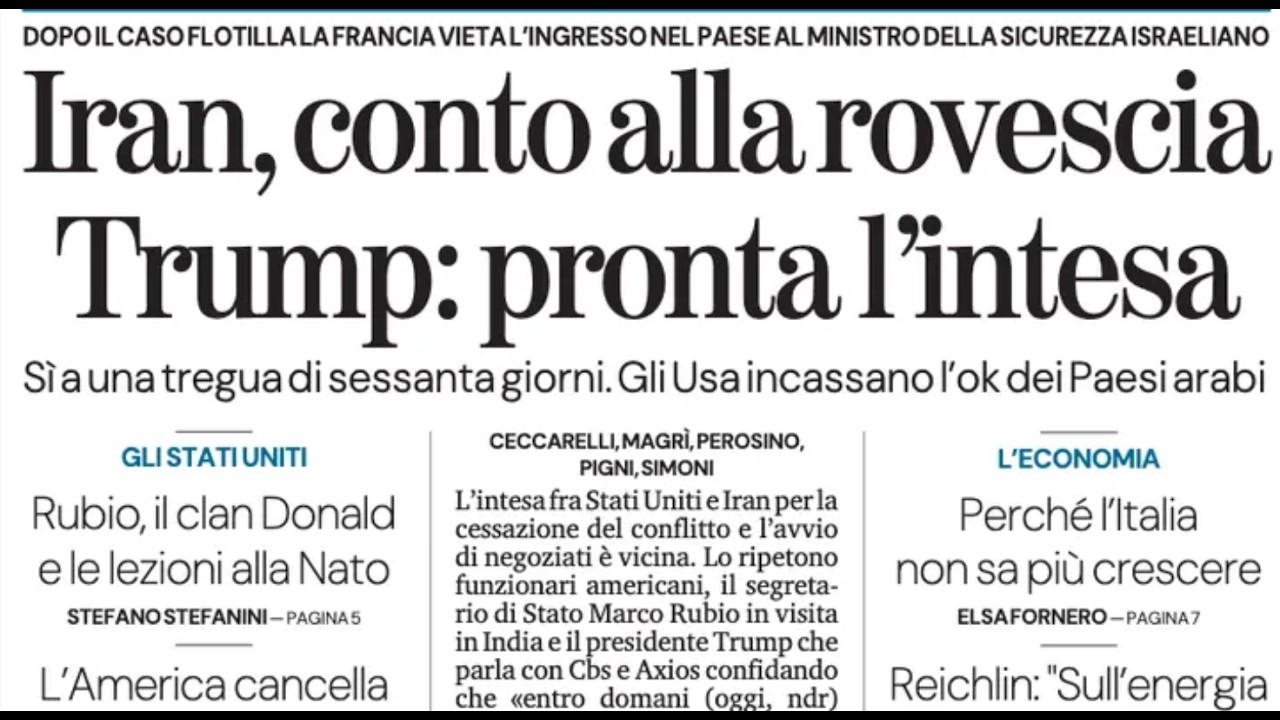 RASSEGNA STAMPA 24 MAGGIO 2026. QUOTIDIANI NAZIONALI ITALIANI  PRIME PAGINE DEI GIORNALI DI OGGI