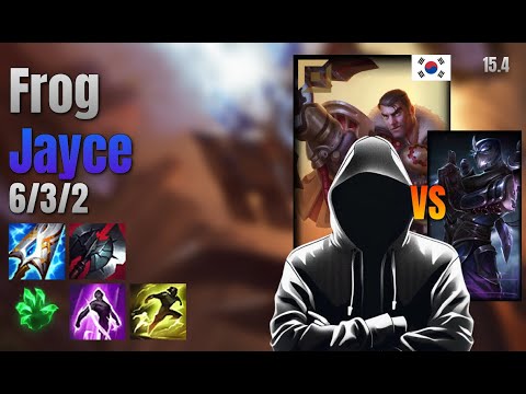 Frog Top Jayce vs Shen lol KR solo rank Full Game 15.4 | 프로그 제이스 vs 쉔