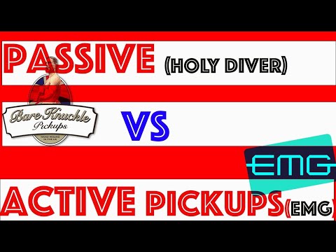 EMG 81 (active) Vs Bare Knuckle Holy Diver (passive)