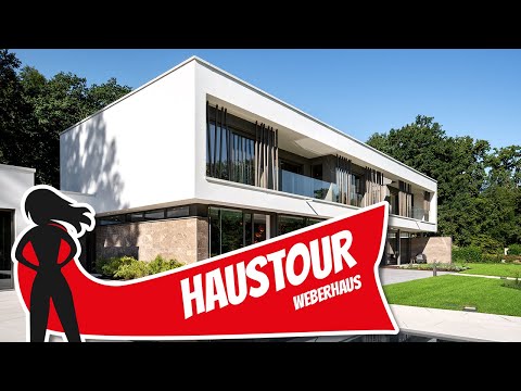 Haustour: 3 Millionen Luxusvilla vom Architekten als Fertighaus? Weberhaus | Hausbau Helden