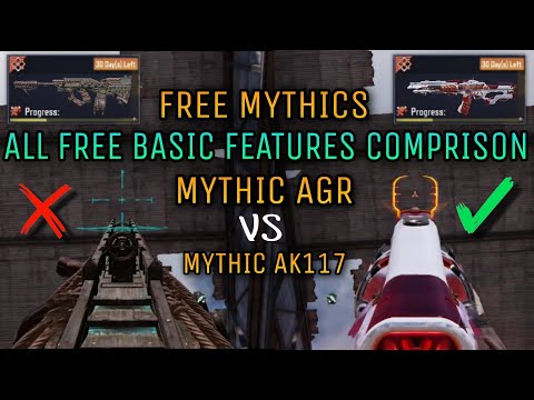 Free Mythic AGR VS Free Mythic Ak177 All Basic Free Features Comparison Codm 2026 Secret Cache Event