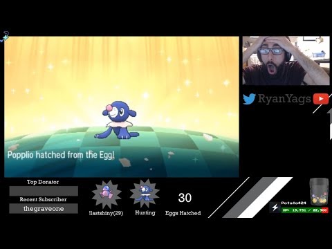 Shiny Popplio via Masuda in Pokemon Sun and Moon