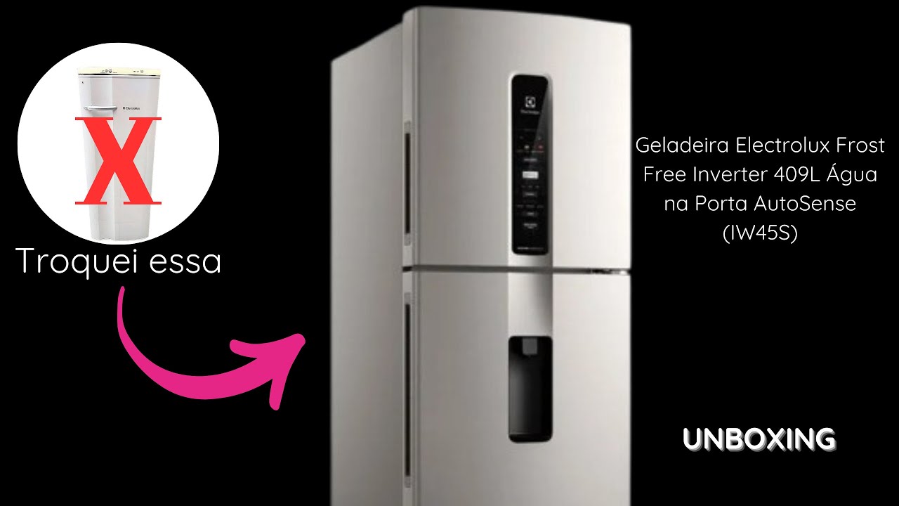 Troquei a geladeira antiga  por uma Eletrolux Frost Free de 409 litros - Melhor 2024