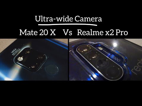 Ultra-wide Camera : Mate 20 X Vs Realme x2 Pro
