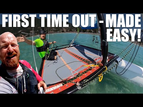 Beginner Hobie Catamaran Sailing Lesson