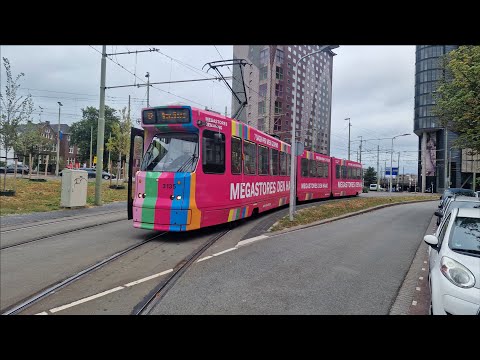 Tram 12 | Duindorp - Station Hollands Spoor via omleiding | HTM 3135 Megastores | 2025