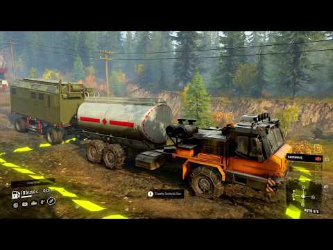 SnowRunner @ Realistic Speeds  - No Country for Old Truck Mission