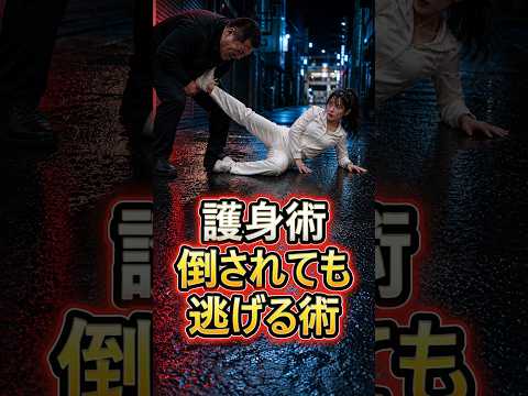 【護身術　倒されてからの対処法】大神護身道　今日から使える護身術