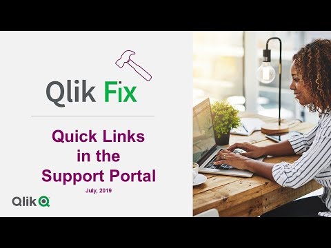 Qlik Fix: Quick Links in the Support Portal