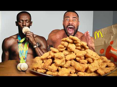 I DID USAIN BOLT'S DIET: 7000 CALORIES AND 100 MCNUGGETS!