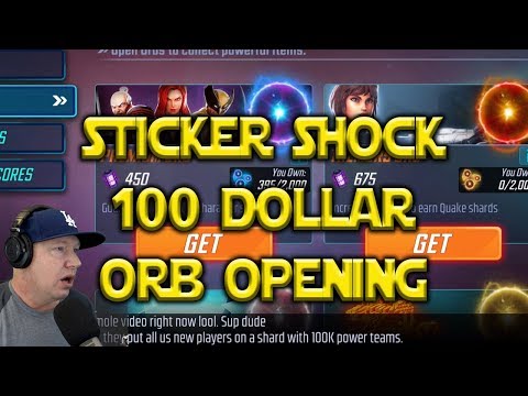 $100 ORB Openings - Is The $9.99 Captain America Pack Worth It? | Marvel Strike Force