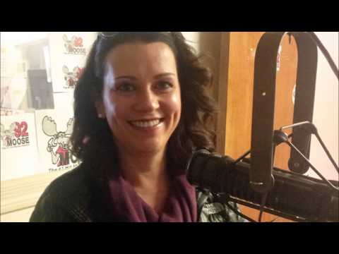 Candace from Mahala's Day Spa on the 92 Moose Morning Show