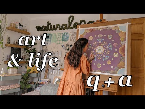 art & life Q and A ✿ sharing your work, artist's taxes and migrating