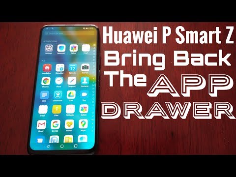 Huawei P Smart Z How To Bring Back The Applications Drawer| Keeps The Home Screen Clean