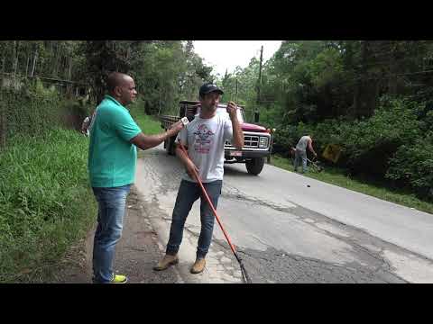 Vereador Chiquinho junto com o Marcão e Amigos no Mutirão da Estrada Marta Maria de Jesus.