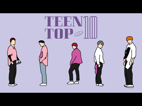 Evolution of Teen Top (Dance Animation) | 틴탑의 10주년 춤 애니메이션
