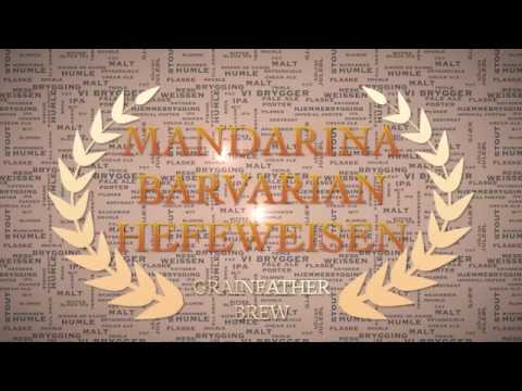 Mandarina Bavarian Hefeweisen Brew with the Grainfather