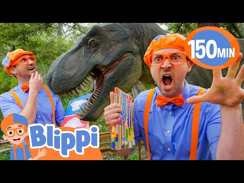 Can Blippi Find All the Dinosaurs? 🦖 Educational Fun at the Prehistoric Forest!