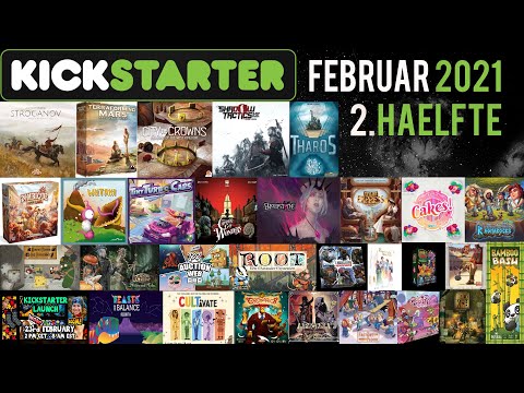 Brettspiele auf Kickstarter im Februar 2021 (2. Hälfte)!