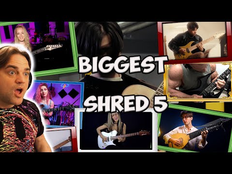 Guitar Teacher Reacts to the biggest shred collab song in the world 5 - tHEdoo, Davie 504