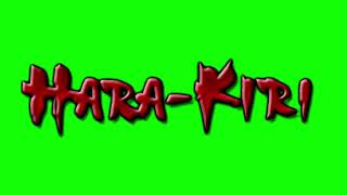Mortal Kombat Deception Hara-Kiri green screen