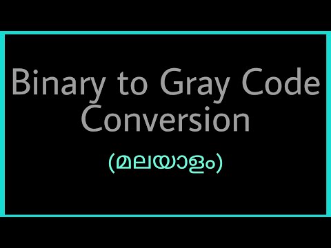 Binary to Gray code Conversion