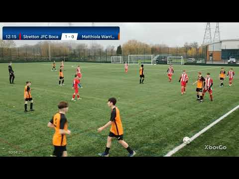 29.11.2025 vs/ Stretton JFC Boca u14. 1st half.