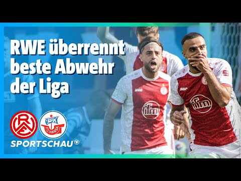 Rot-Weiss Essen - Hansa Rostock Highlights 3. Liga, 7. Spieltag | Sportschau Fußball