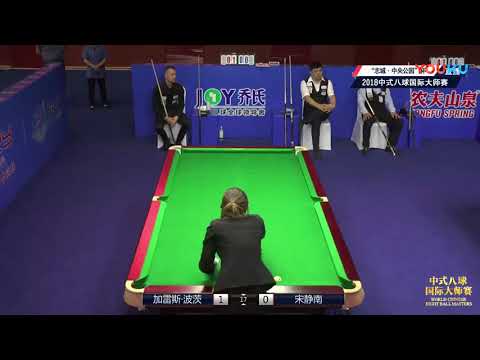Gareth Potts (UK) VS Song Jingnan - World Chinese 8 Ball Masters Tour 2018-2019 Stop 2 Siping