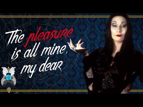 Afternoon Tea with Morticia Addams || The Addams Family ASMR RP