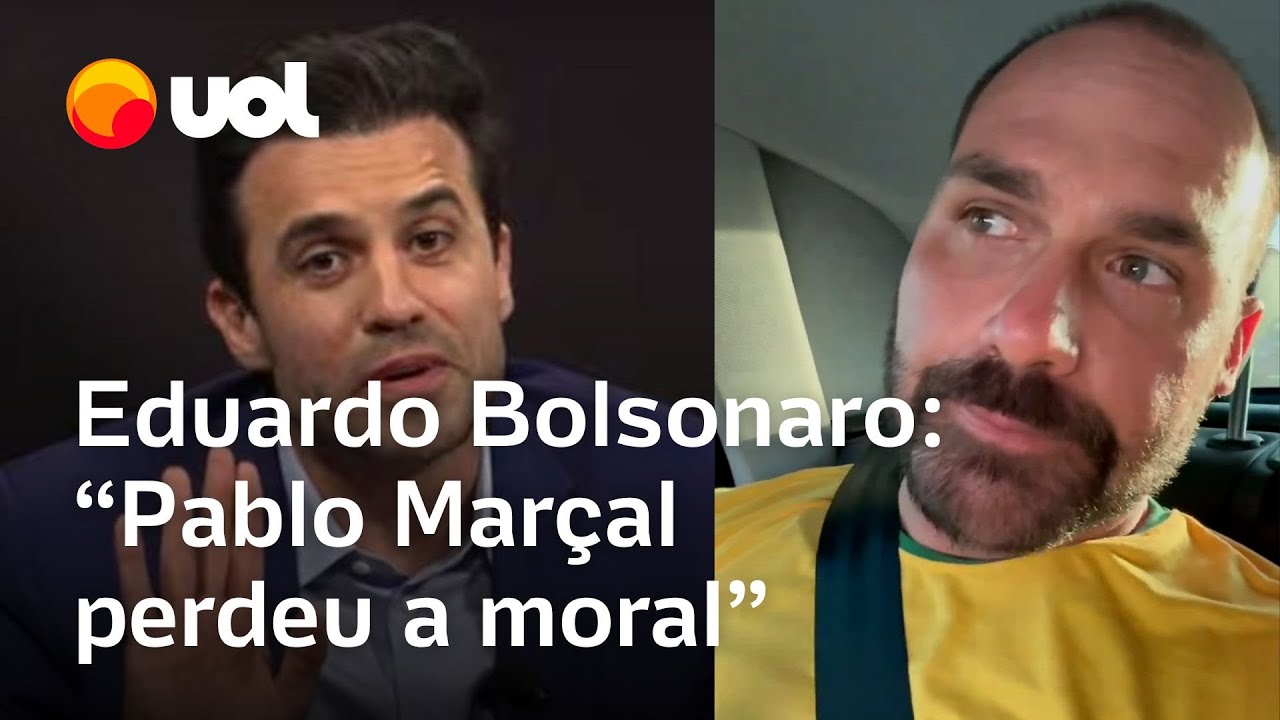 Eduardo Bolsonaro: Pablo Marçal perdeu moral para fazer 'gracinha' e acusar Boulos de 'cheirador'