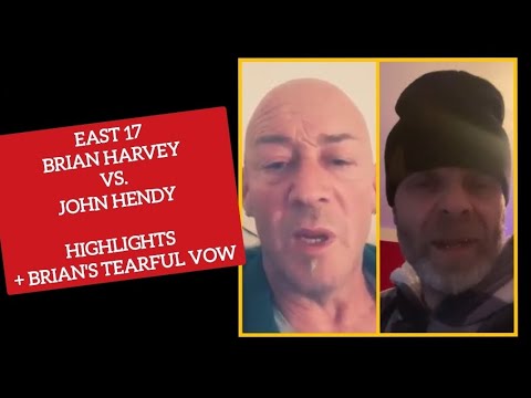 East 17 Brian Harvey vs. John Hendy - Quick Highlights + Brian's Tearful Vow