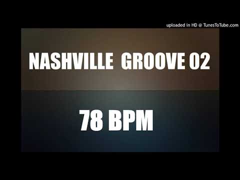 Nashville Groove 78 BPM - Drum Backing Track - Country 02