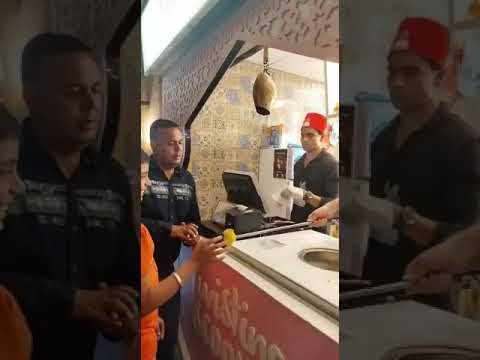 I tried #turkishmanicecream🍦🍦