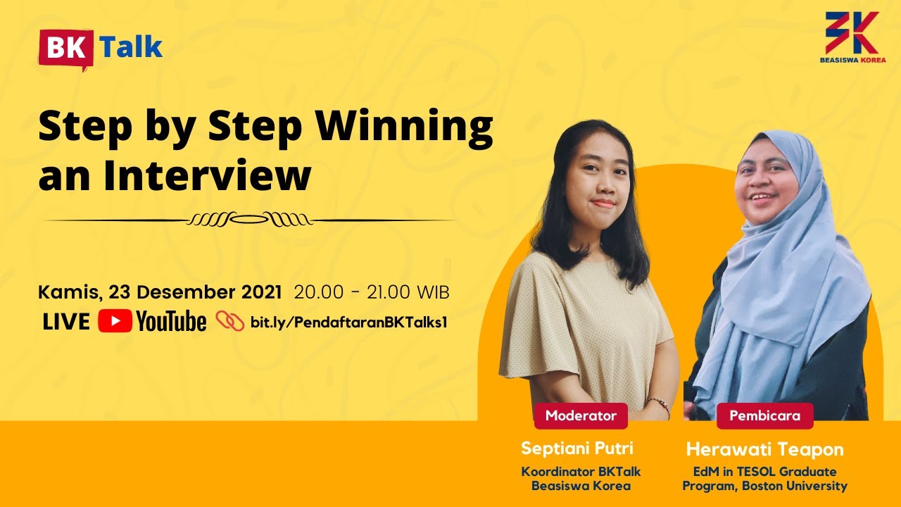 BK Talk - Step by Step Winning an Interview