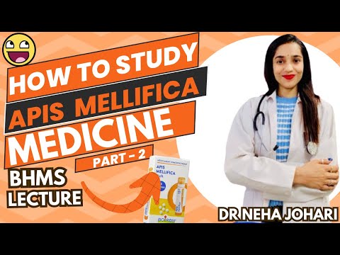 Apis Mellifica PART - 2 | BHMS Lecture video | Apis homepathic medicine | Johari BHMS