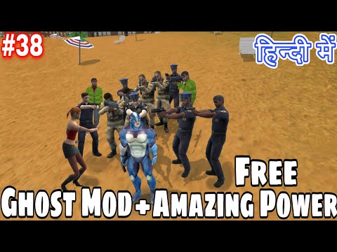 Ghost Mod and Free Amazing Power in Rope Hero Vice Town #38 Unlimited Health Game Secret Tips Tricks