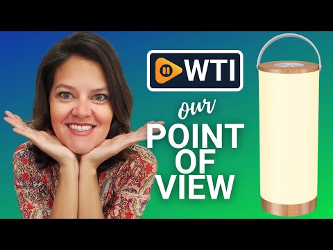 LED Cordless Table Lamp - 4000mAh Rechargeable Lamp with Dimming 360° Eye-Care Lighting - WTI product video review