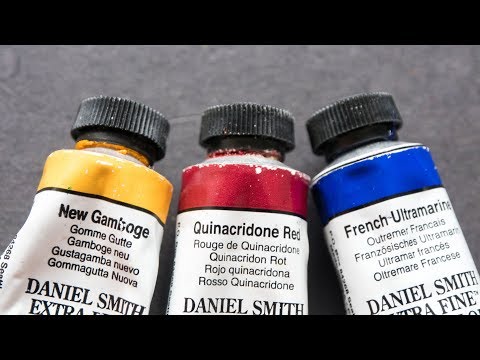 New Gamboge + Quinacridone Red + French Ultramarine (Limited Palette)
