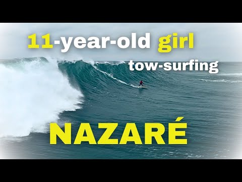11-year-old Florentina takes on Nazaré - Short Documentary