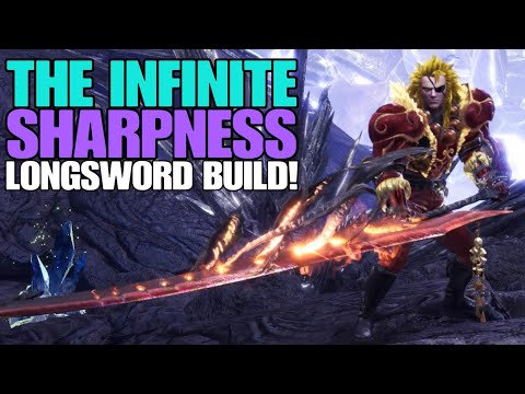 MHW: Iceborne - The Infinite Sharpness Longsword Build! (Safi's Shatterblade)