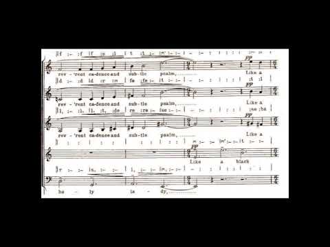 Benjamin Britten | Hymn to St Cecelia (with score)