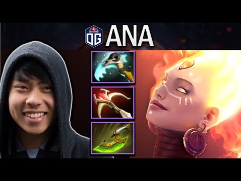 OG.ANA SMURF LINA WITH 23 KILLS - DOTA 2 7.29 PRO GAMEPLAY