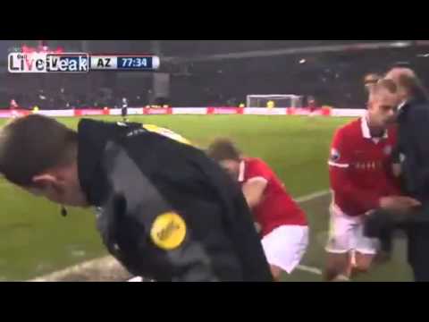 Substitute taken out early by opposition