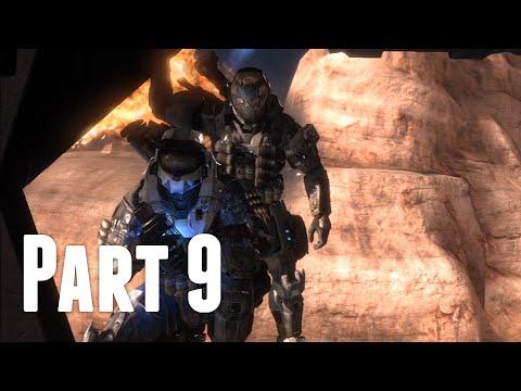 Halo: Reach - Walkthrough Part 9 - Pillar Of Autumn Part (No Commentary)