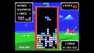 MSX Game: Fa Tetris (1989 Fa Soft)