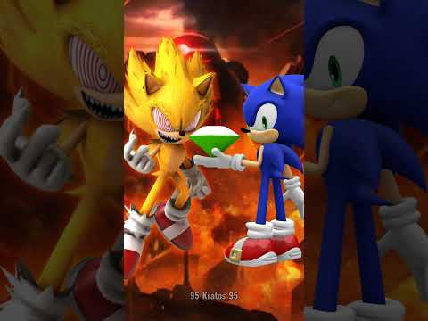 Fleetway Sonic vs Sonic Universe #edit #shorts