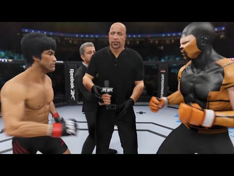 UFC 4 | Bruce Lee vs. MK Scorpion (EA sports UFC 4)
